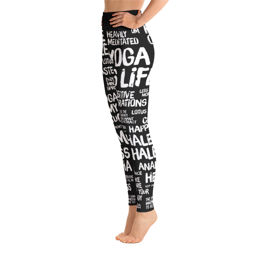 Motivational Women's/girls Fail Forward Casual/yoga Leggings, Workout  Pants, Inspiring Quotes 
